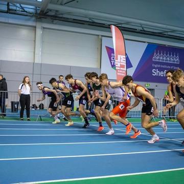 Barrett on the start line